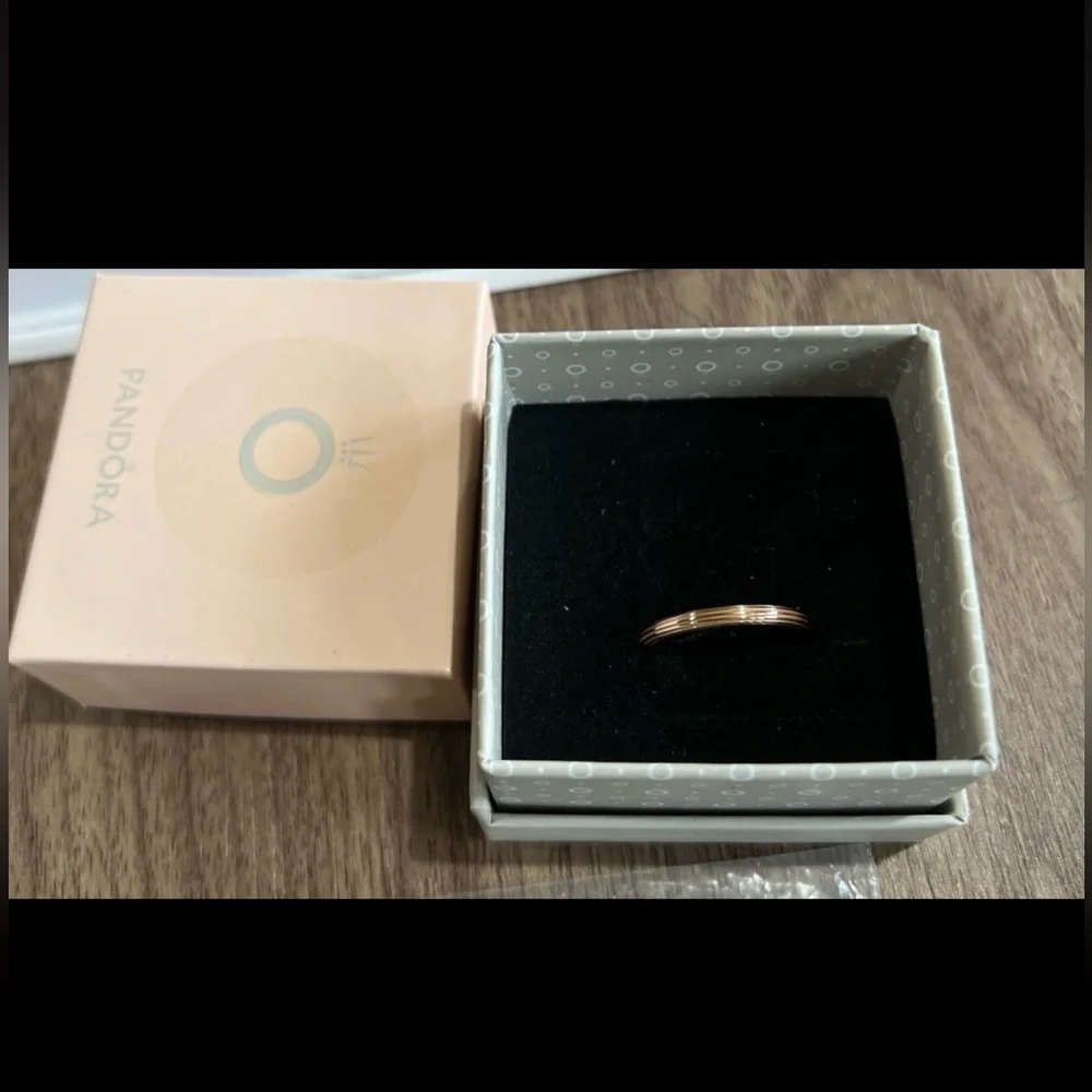 Pandora ME Ring 14k rose gold plating size 9 authentic verified at store